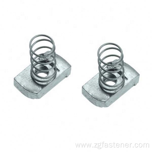 galvanized spring nuts